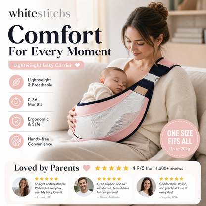 ⚡⚡⚡LAST 44 PCS LEFT!!! 👶 4-in-1 Breathable Baby Carrier – 0-36 Months, Front/Back/Facing In/Out – Hands-Free Comfort for Parent & Baby! ✨