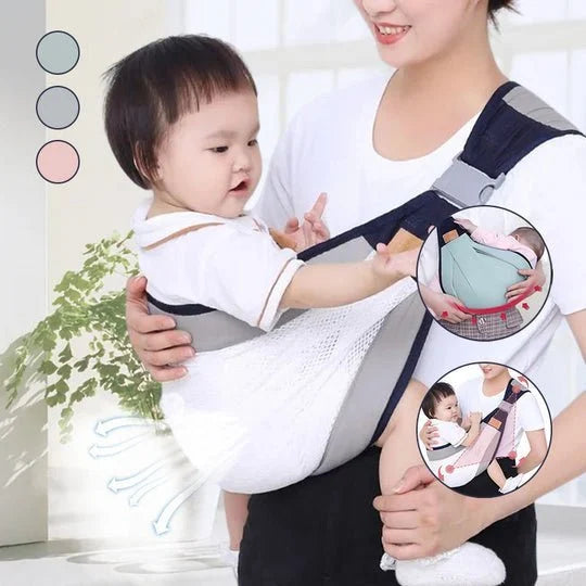 ⚡⚡⚡LAST 44 PCS LEFT!!! 👶 4-in-1 Breathable Baby Carrier – 0-36 Months, Front/Back/Facing In/Out – Hands-Free Comfort for Parent & Baby! ✨