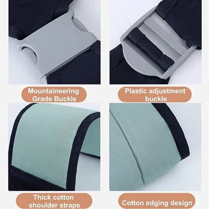 👶 4-in-1 Breathable Baby Carrier – 0-36 Months, Front/Back/Facing In/Out – Hands-Free Comfort for Parent & Baby! ✨