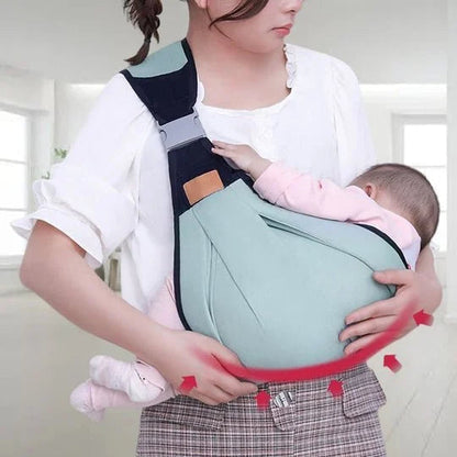 👶 4-in-1 Breathable Baby Carrier – 0-36 Months, Front/Back/Facing In/Out – Hands-Free Comfort for Parent & Baby! ✨