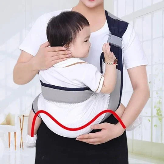👶 4-in-1 Breathable Baby Carrier – 0-36 Months, Front/Back/Facing In/Out – Hands-Free Comfort for Parent & Baby! ✨