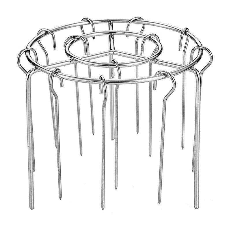 ✨ Premium Vertical Skewer Rack for Air Fryers | 360° Crispy Grilling, Zero Oil & Dishwasher Safe 🍢