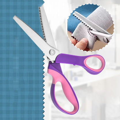 ⚡⚡⚡LAST 44 PCS LEFT!!! ✂️Multipurpose Pinking Shears Serrated Scissors