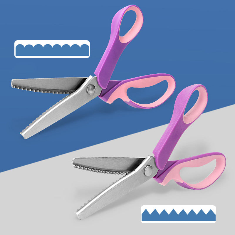 ⚡⚡⚡LAST 44 PCS LEFT!!! ✂️Multipurpose Pinking Shears Serrated Scissors