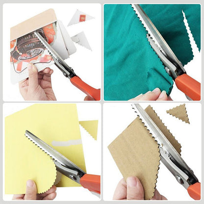 ⚡⚡⚡LAST 44 PCS LEFT!!! ✂️Multipurpose Pinking Shears Serrated Scissors