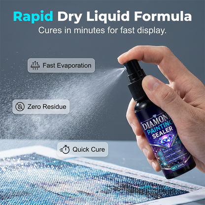 ⚡⚡⚡LAST 44 PCS LEFT!!! 💎✨ Diamond art sealer – locks beads, glossy finish, dries fast & lasts