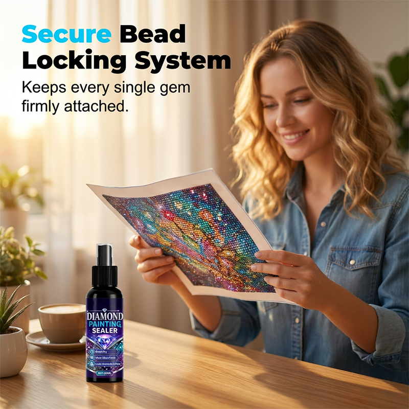 ⚡⚡⚡LAST 44 PCS LEFT!!! 💎✨ Diamond art sealer – locks beads, glossy finish, dries fast & lasts