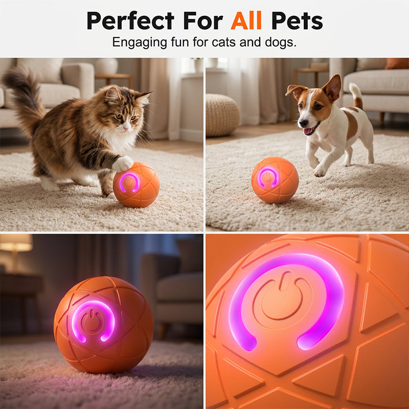 ⚡⚡⚡LAST 44 PCS LEFT!!! ✨ Auto-Bouncing Smart Pet Ball