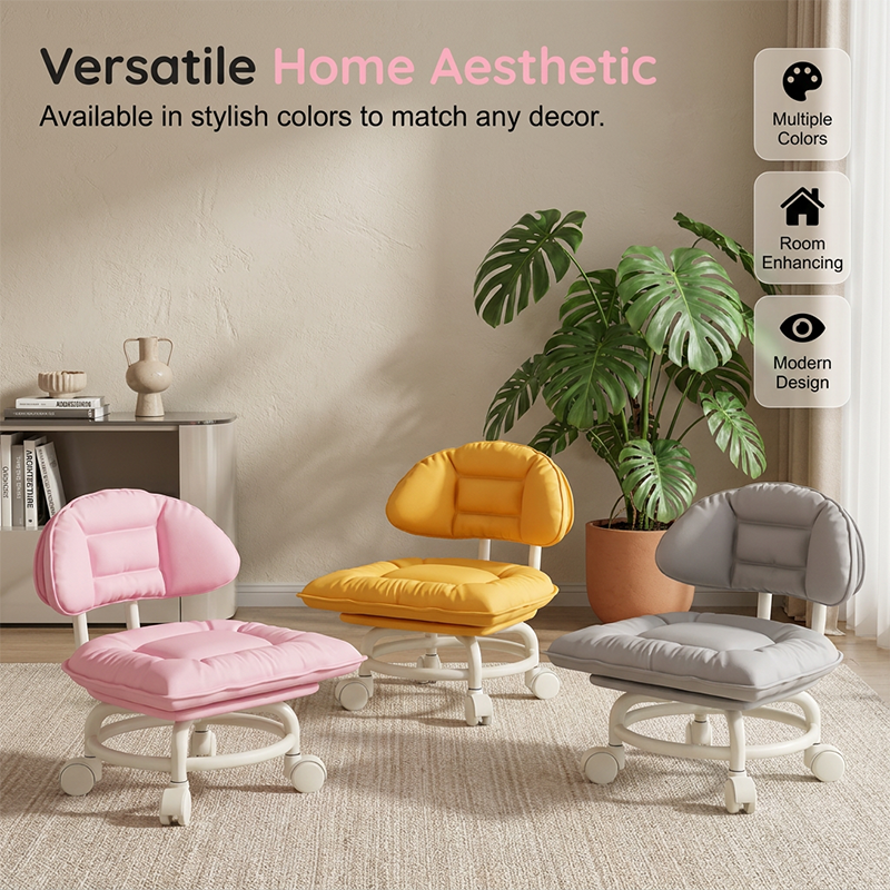 ⚡⚡⚡LAST 44 PCS LEFT!!! 🪑50% OFF NOW! ⏰ Rolling Low Stool with Backrest – Padded seat & silent casters – Perfect for workshops, garages or studios – comfortable and mobile 🛠️✨