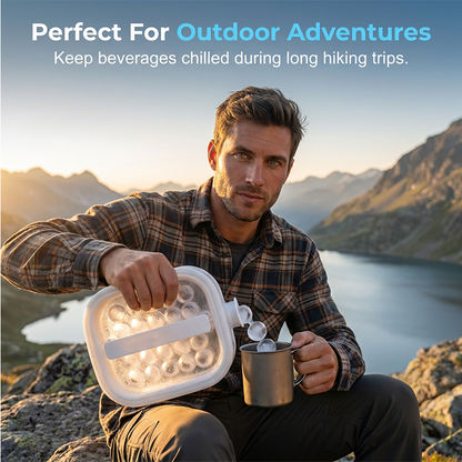 🧊 Ultimate 2-in-1 Portable Ice Ball Maker Kettle | Spill-Proof, Odor-Free & Easy Release Pop-Up Ice Mold ✨