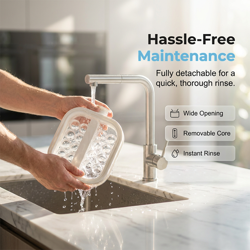 🧊 Ultimate 2-in-1 Portable Ice Ball Maker Kettle | Spill-Proof, Odor-Free & Easy Release Pop-Up Ice Mold ✨