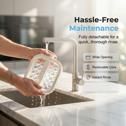 🧊 Ultimate 2-in-1 Portable Ice Ball Maker Kettle | Spill-Proof, Odor-Free & Easy Release Pop-Up Ice Mold ✨