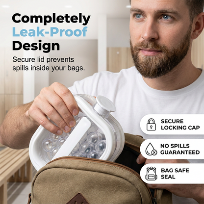 🧊 Ultimate 2-in-1 Portable Ice Ball Maker Kettle | Spill-Proof, Odor-Free & Easy Release Pop-Up Ice Mold ✨