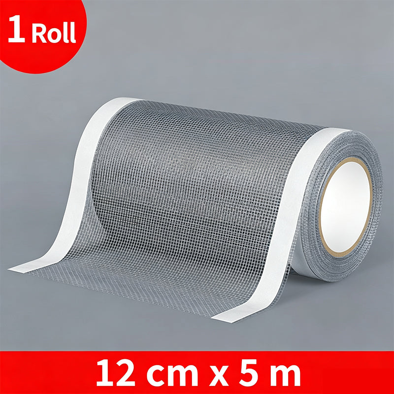 🛠️ Ultimate Fix | Heavy Duty Fiberglass Mesh Repair Tape - Instantly Mend Rips & Tears in Seconds!