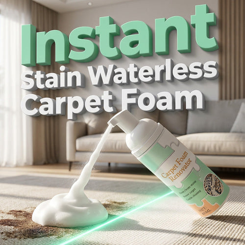 🔥Waterless Carpet Foam Stain Remover with Towel