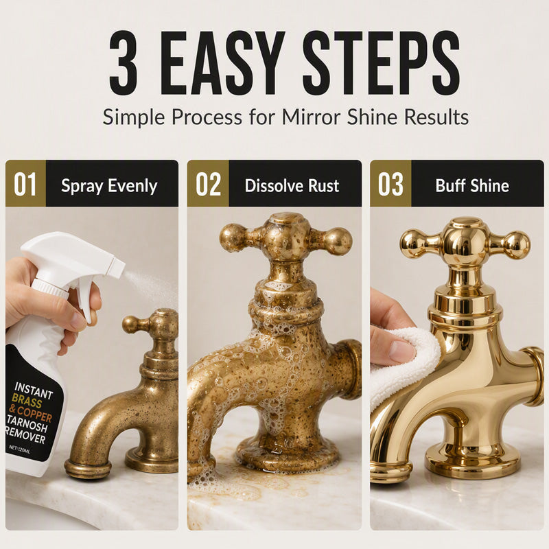⚡⚡⚡LAST 44 PCS LEFT!!! nstant Brass Tarnish Remover Spray