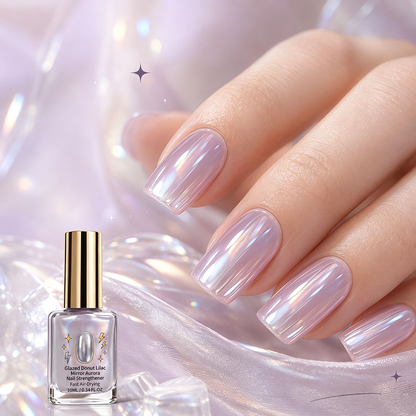 🔥Last Day Buy 1 Get 1 Free $9.99Each🔥💜✨Lilac Glossy Mirror Nail Strengthener