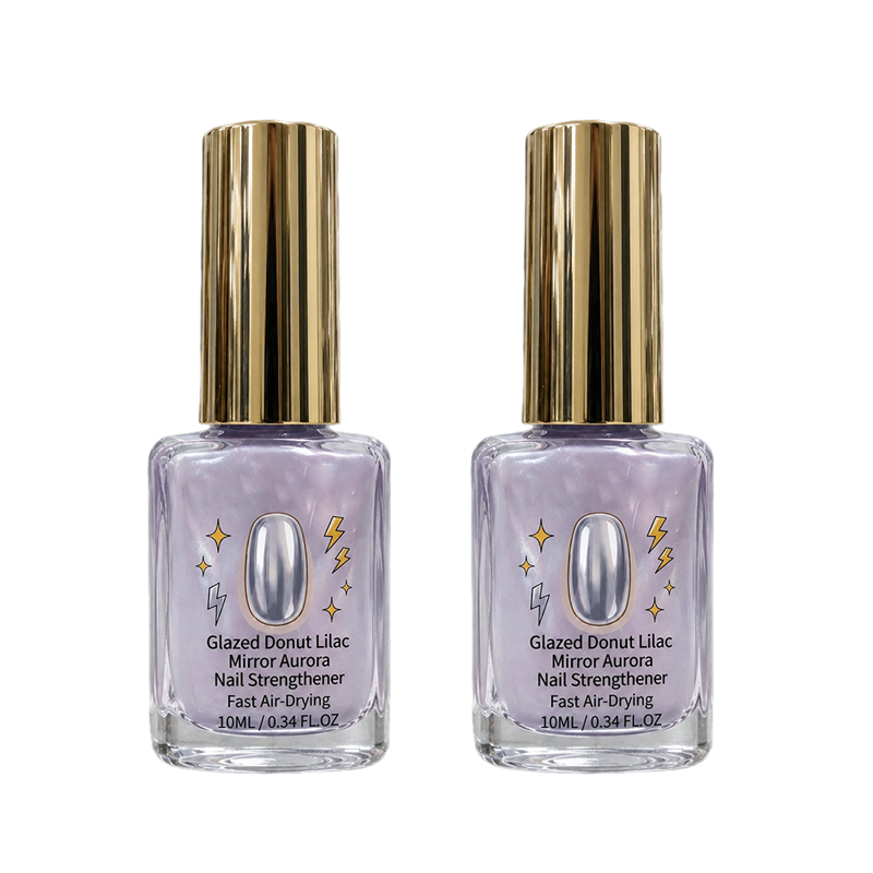 🔥Last Day Buy 1 Get 1 Free $9.99Each🔥💜✨Lilac Glossy Mirror Nail Strengthener