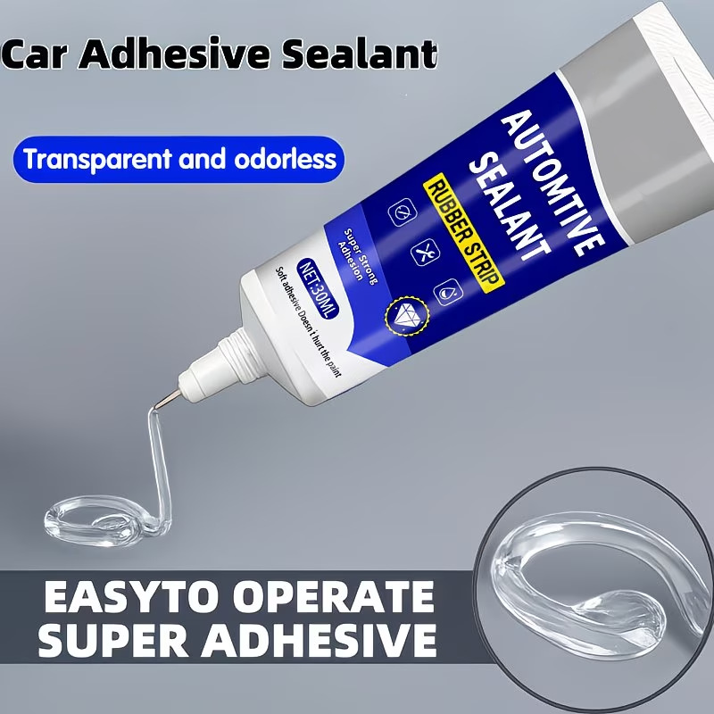 🔥Last Day Buy 1 Get 1 Free $9.99 Each🔥 Car Door Rubber Sealant Adhesive – 2‑In‑1 Seal & Bond Automotive Repair Glue, Fixes Rubber Strip Gaps, Tears & Loose Trim for Car Interior Parts