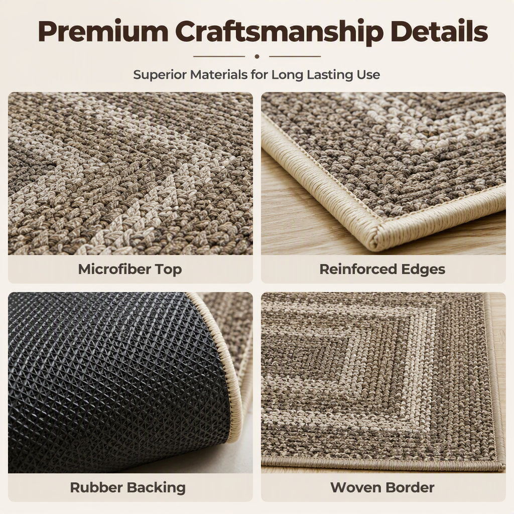 ⚡⚡⚡LAST 44 PCS LEFT!!! 📢📢50% OFF !! ⏰Elegant Woven Runner Rug