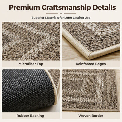 ⚡⚡⚡LAST 44 PCS LEFT!!! 📢📢50% OFF !! ⏰Elegant Woven Runner Rug