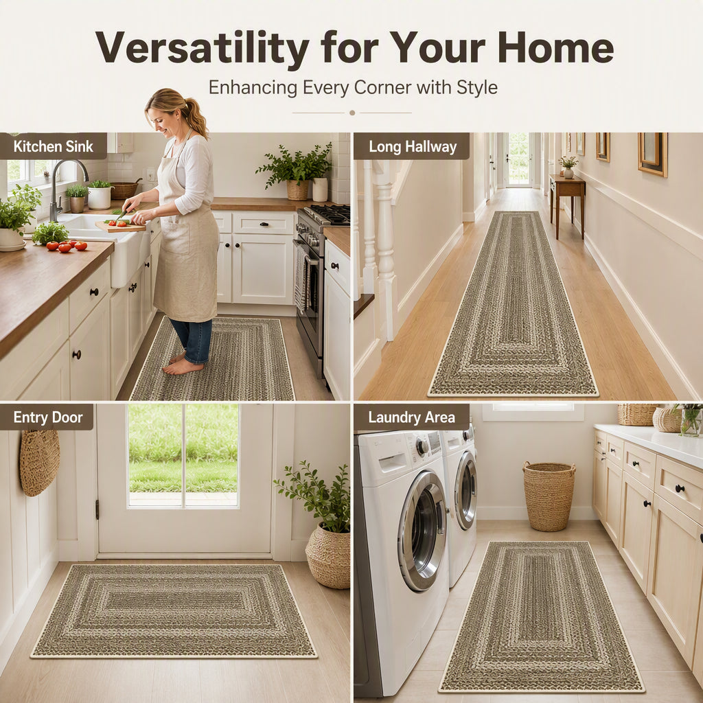 ⚡⚡⚡LAST 44 PCS LEFT!!! 📢📢50% OFF !! ⏰Elegant Woven Runner Rug