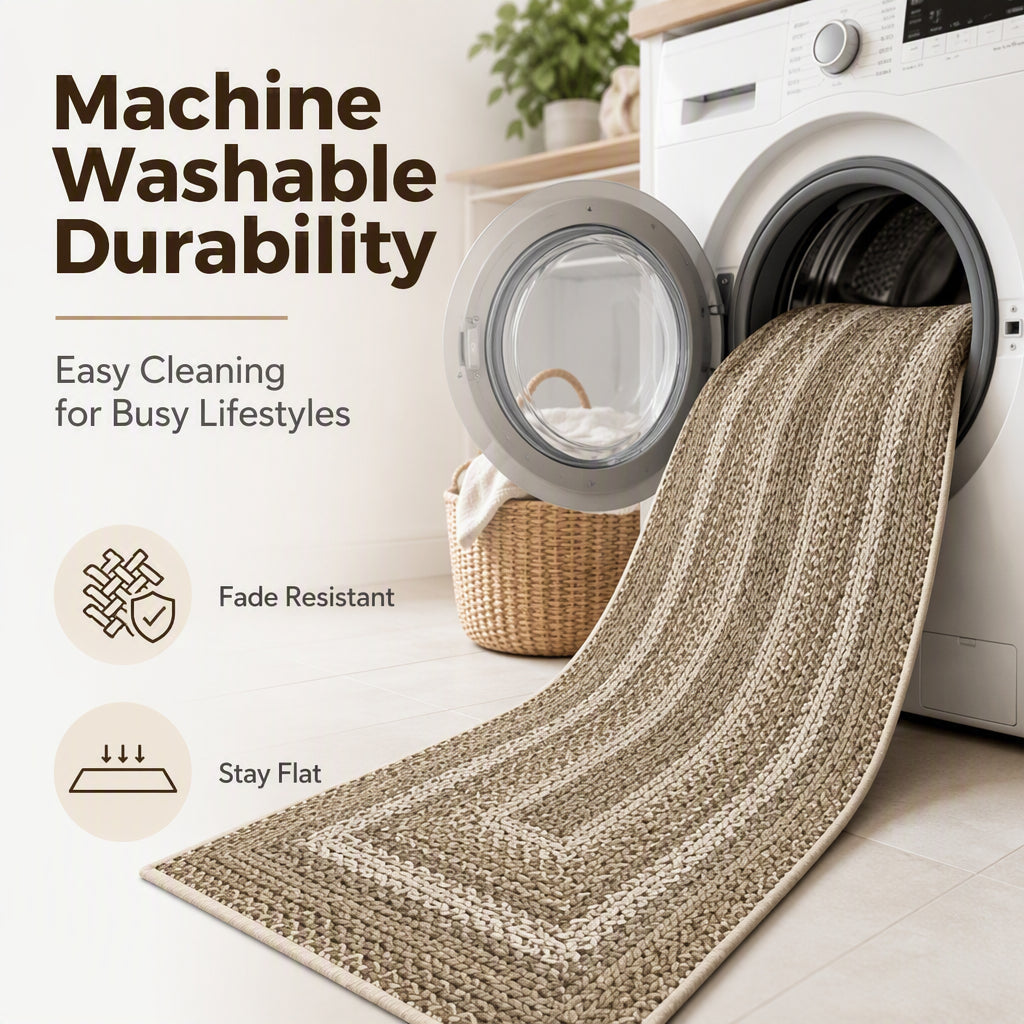 ⚡⚡⚡LAST 44 PCS LEFT!!! 📢📢50% OFF !! ⏰Elegant Woven Runner Rug
