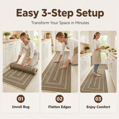 ⚡⚡⚡LAST 44 PCS LEFT!!! 📢📢50% OFF !! ⏰Elegant Woven Runner Rug