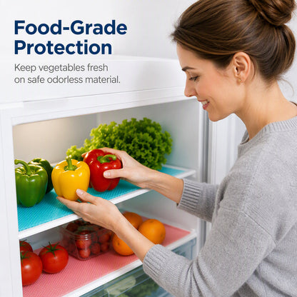 ⚡⚡⚡LAST 44 PCS LEFT!!! 🧊 50% OFF NOW! 🛡️ Waterproof Fridge Shelf Liners – Non-slip, easy-clean & food-safe – Keeps fridge shelves fresh & organized ✨
