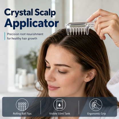 ⏰Last Day Buy 1 Get 1 Free $9.99 Each!!⏰Transparent Hair Oil Applicator Comb