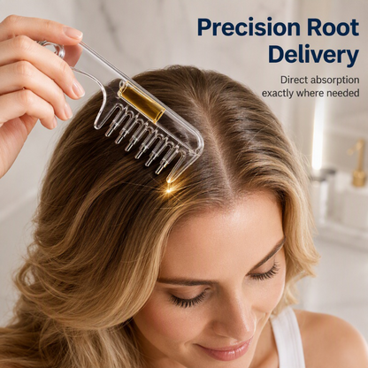 ⏰Last Day Buy 1 Get 1 Free $9.99 Each!!⏰Transparent Hair Oil Applicator Comb