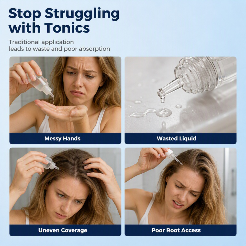 ⏰Last Day Buy 1 Get 1 Free $9.99 Each!!⏰Transparent Hair Oil Applicator Comb