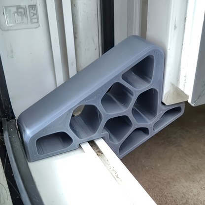 ⏰Last Day Buy 2 Get 2 Free $4.99 Each!!💞50K+ SOLD!🚪✨Secure Track Door Stop – Absorbs impact, reduces slamming & protects rails. Compact locking design – fits sliding windows & balcony doors! 🛡️🔇